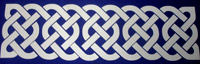 Celtic knot Interlaced scrapbook embellishment