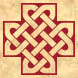 Celtic knot cross Inverse 